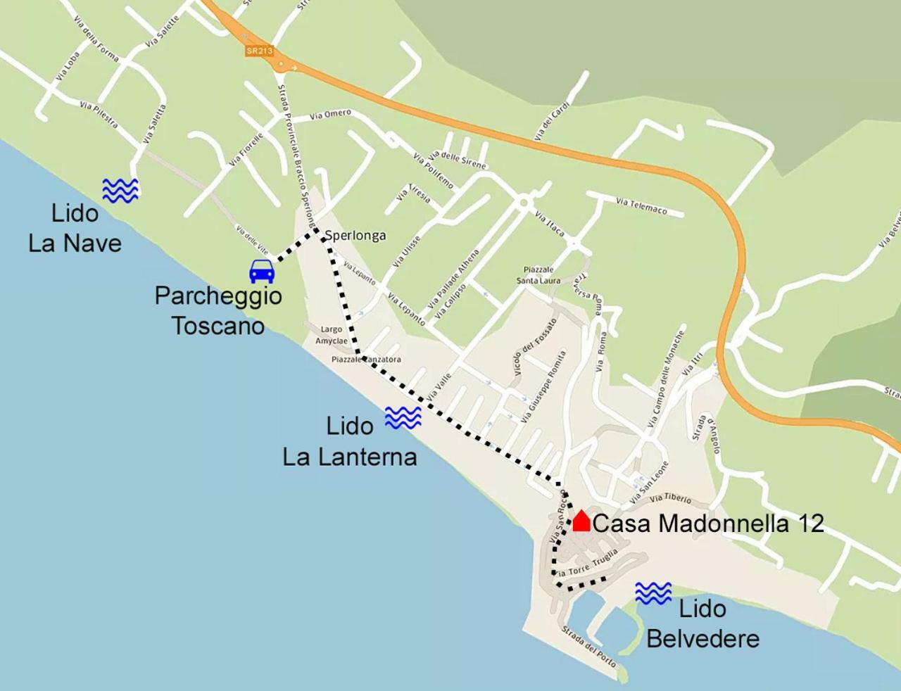 Casa Vacanza Madonnella 12 Sperlonga Exterior photo